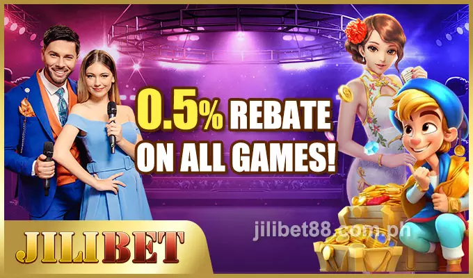 JILIBET 0.5% rebate on all games!